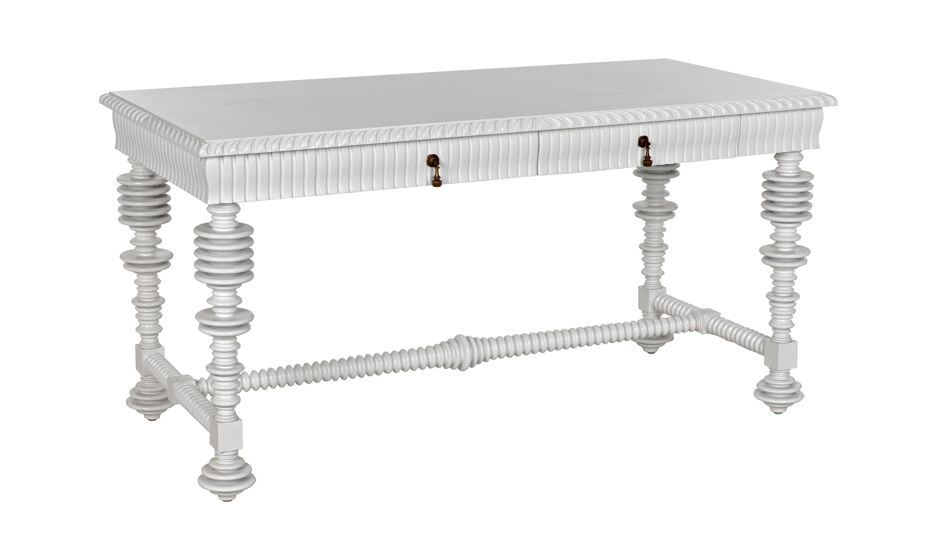 Portuguese Desk, Small, Solid White