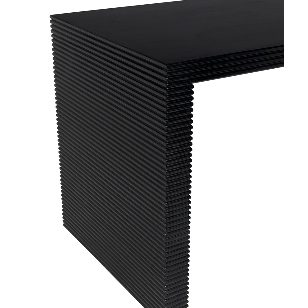 Manhattan Desk, Hand Rubbed Black