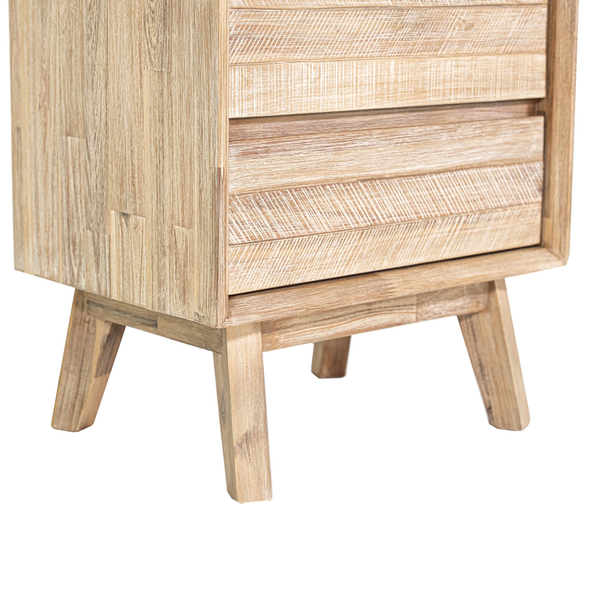 Gia 2 Drawer Nightstand - Light Driftwood