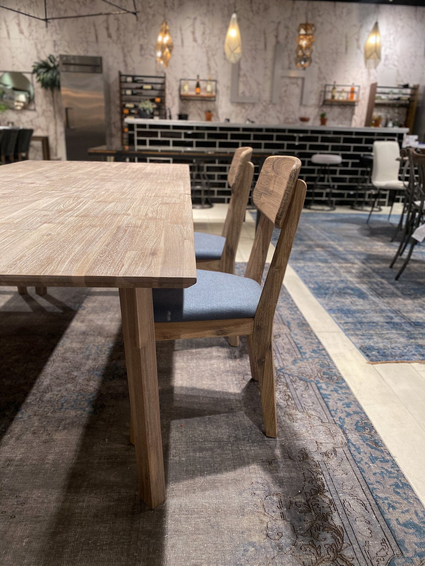 Gia Extension Dining Table - Light Driftwood