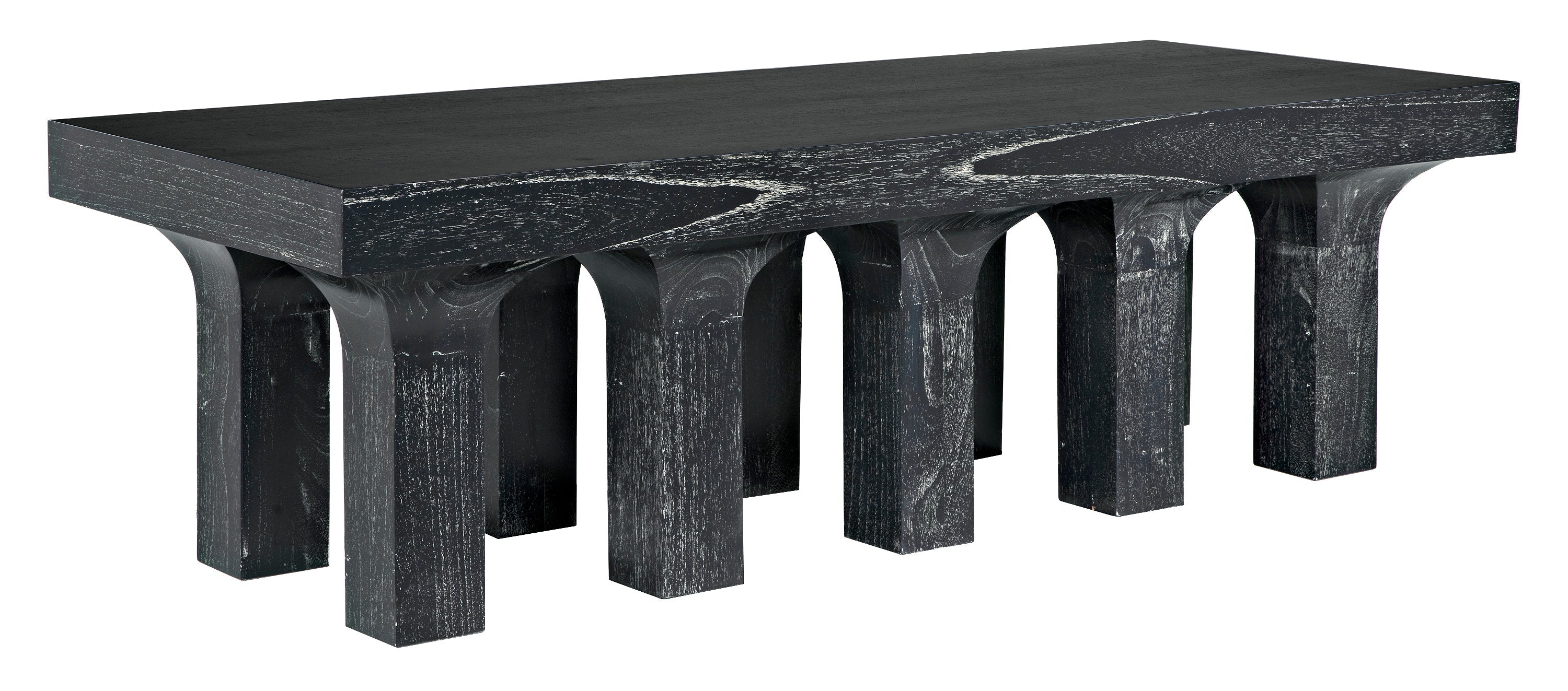 Santos Coffee Table, Cinder Black