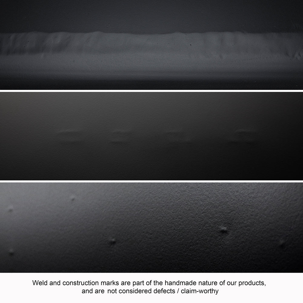 Element Dining Table, Black Metal