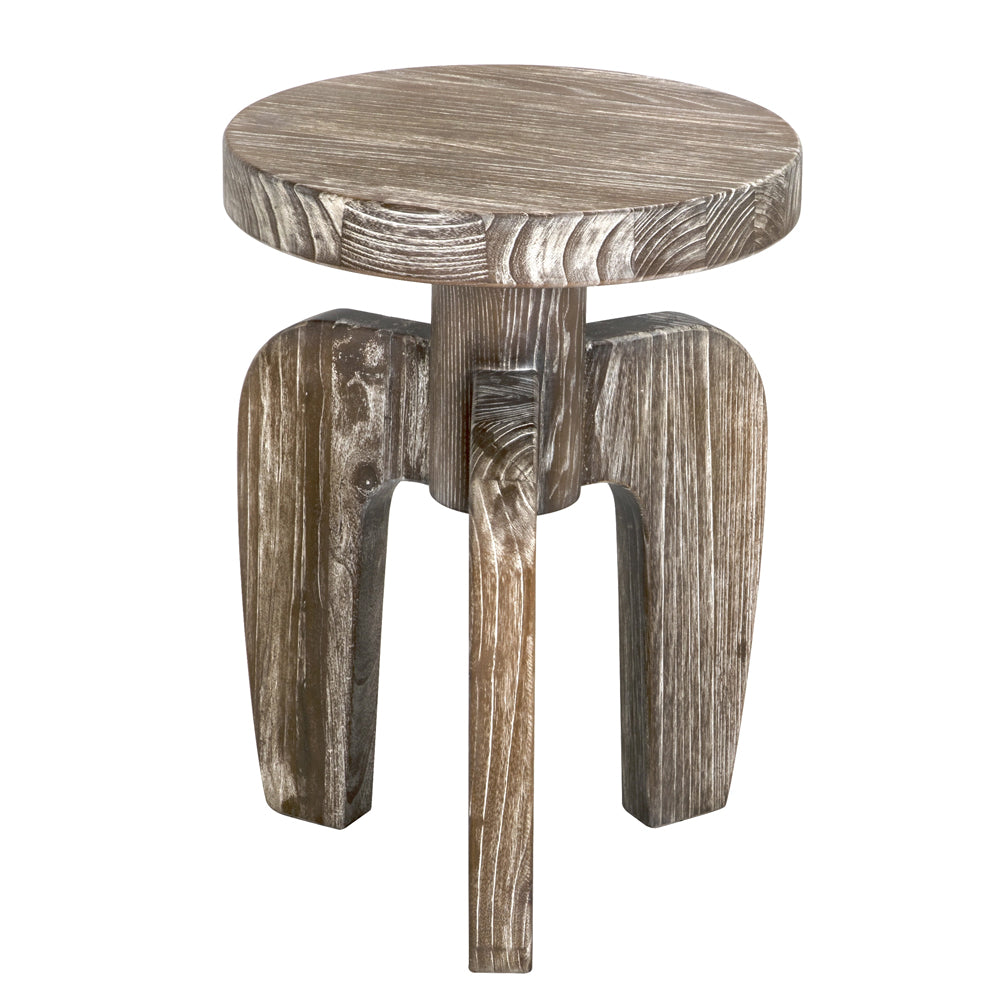New Shizue Small Side Table, Distressed Mindi