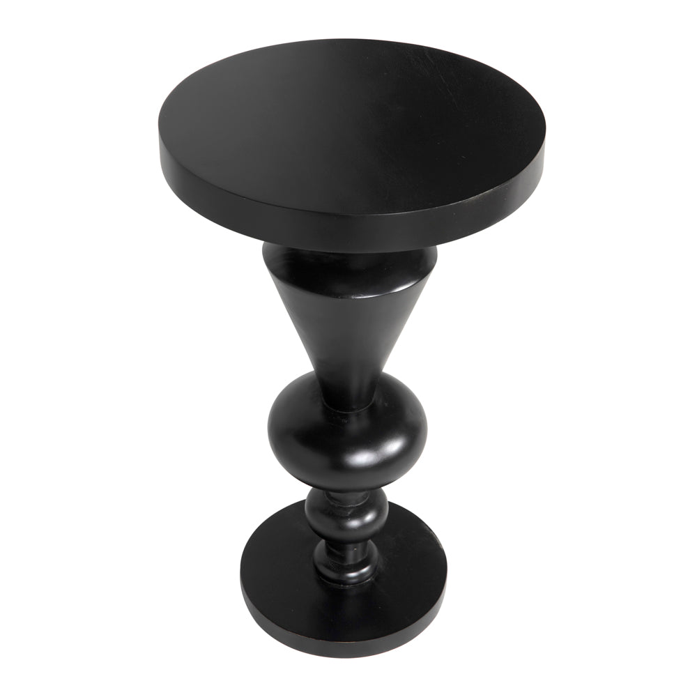 Fenring Side Table, Hand Rubbed Black