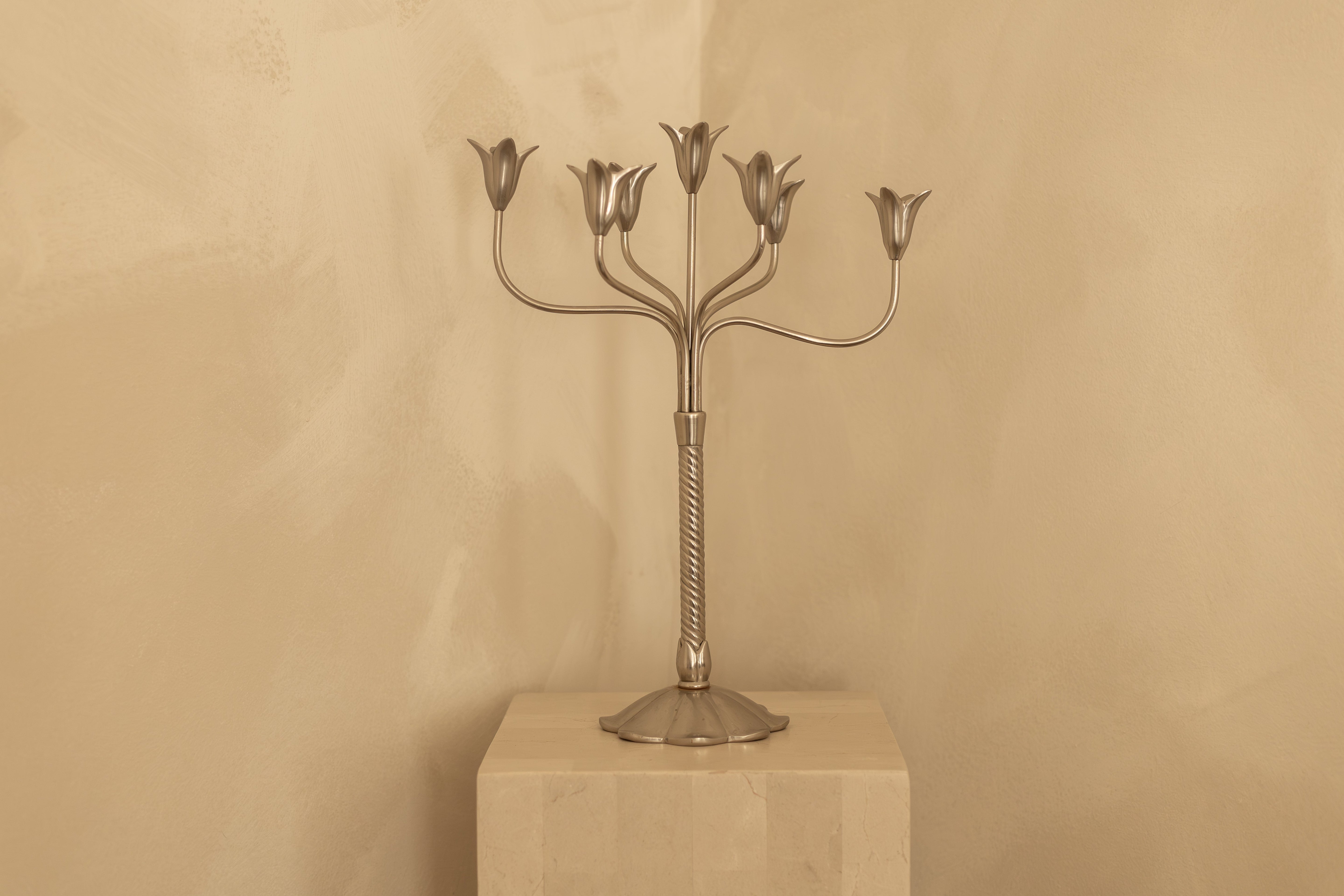 Tulip-Form Candelabrum