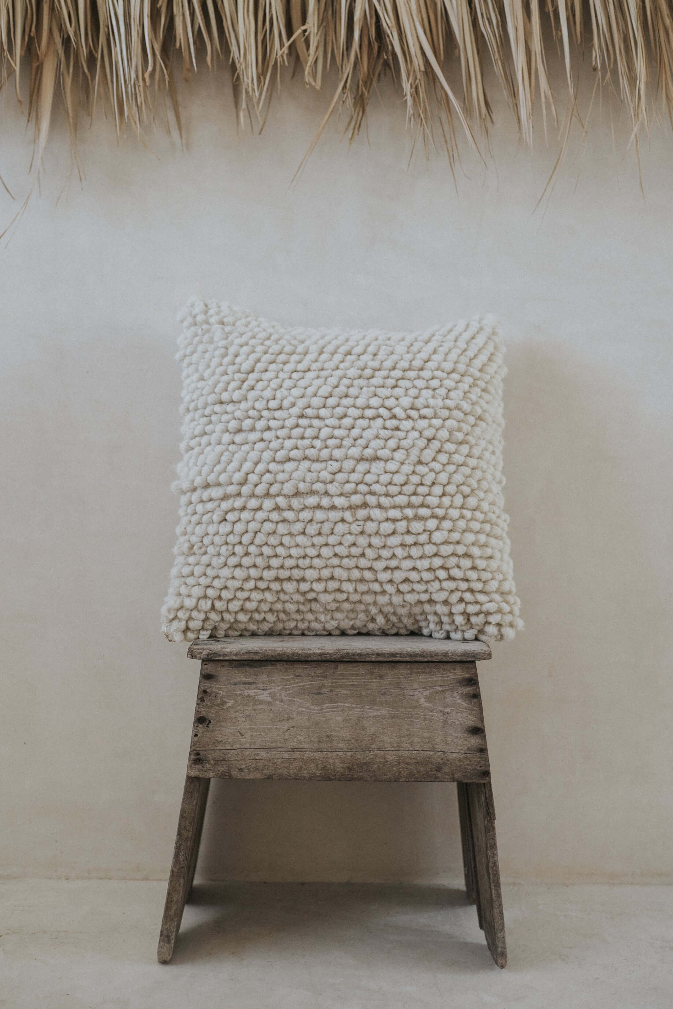 Ixtab Handwoven Wool Throw Pillow