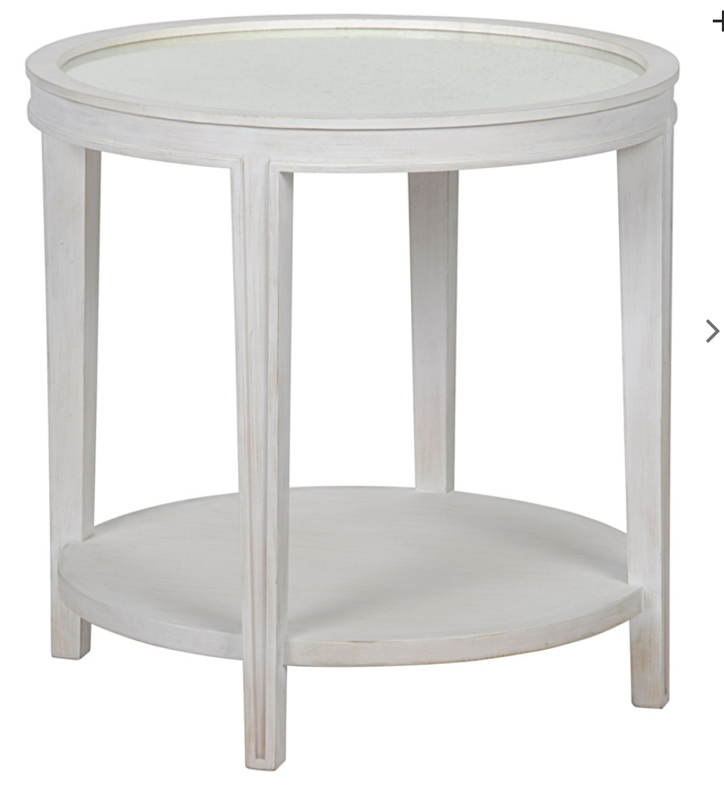 Imperial Side Table, White Wash