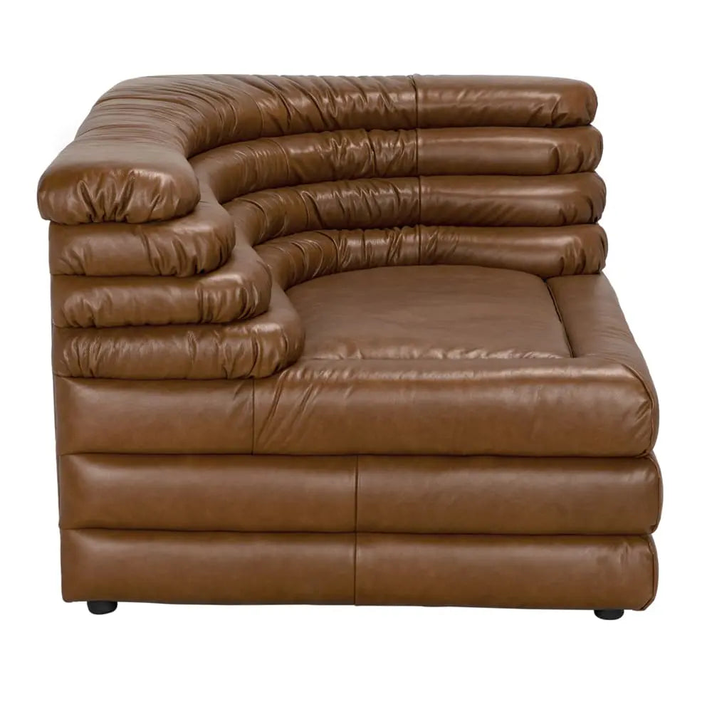 Bandera Sofa, R, Roche Tan Leather