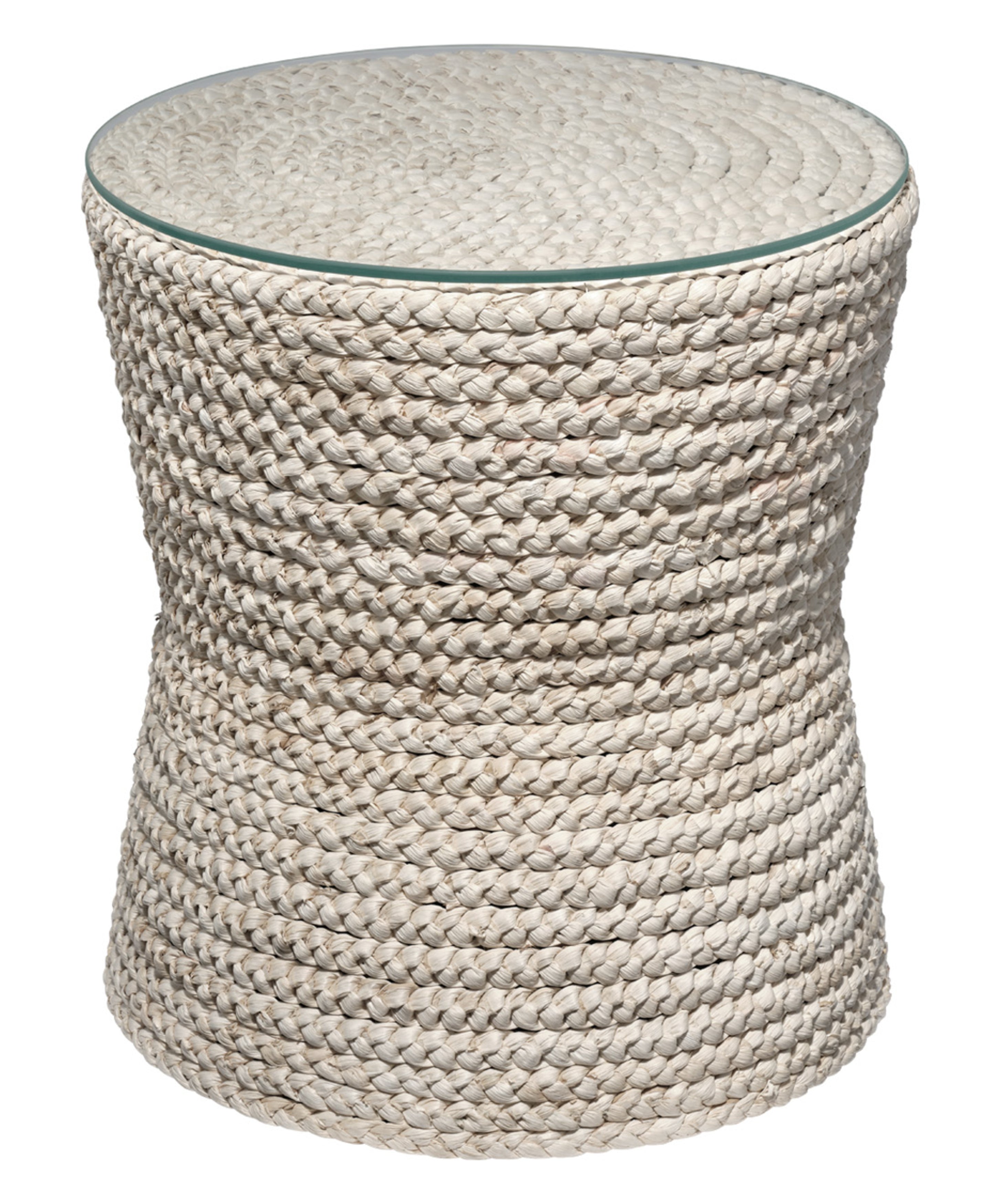 Grain Braided Side Accent Table