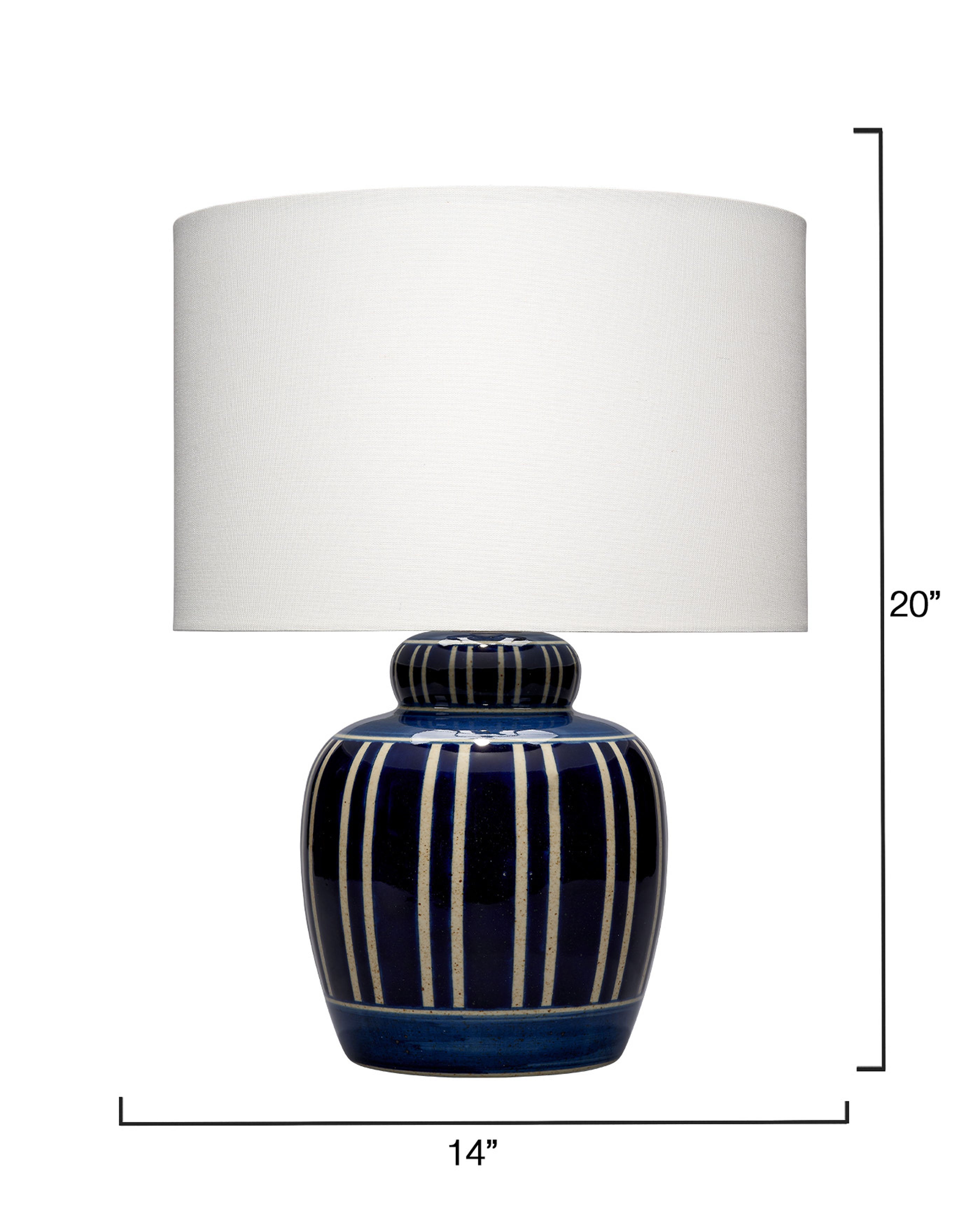 Arthur Ceramic Table Lamp with Linen Shade