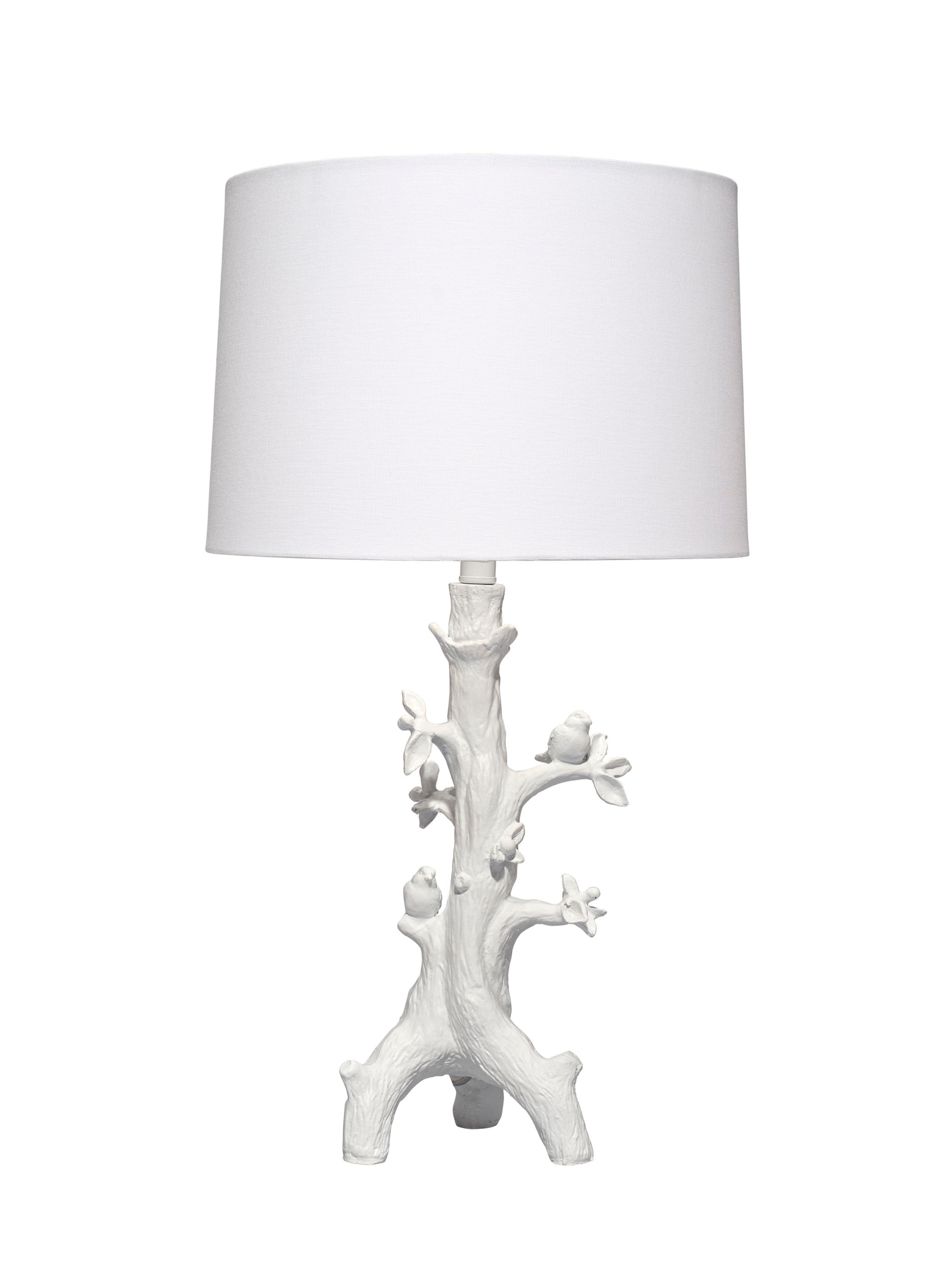 Sycamore Resin Table Lamp with Linen Shade