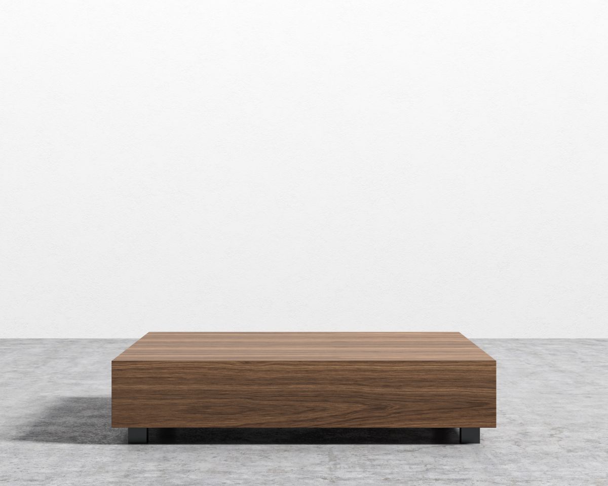 Liza Coffee Table - Walnut, 40"x40"