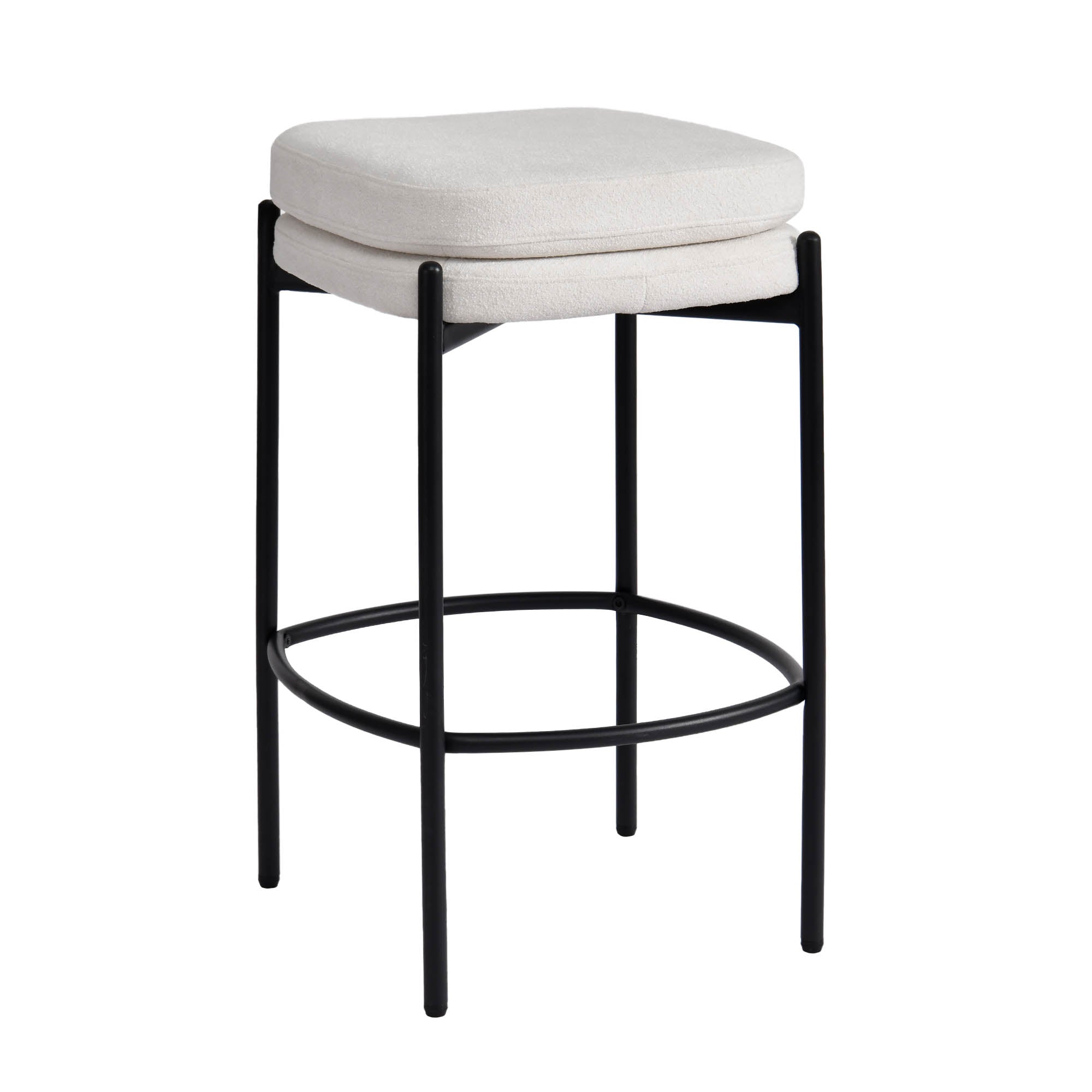 Nina Counter Stool - Oatmeal Set of 2