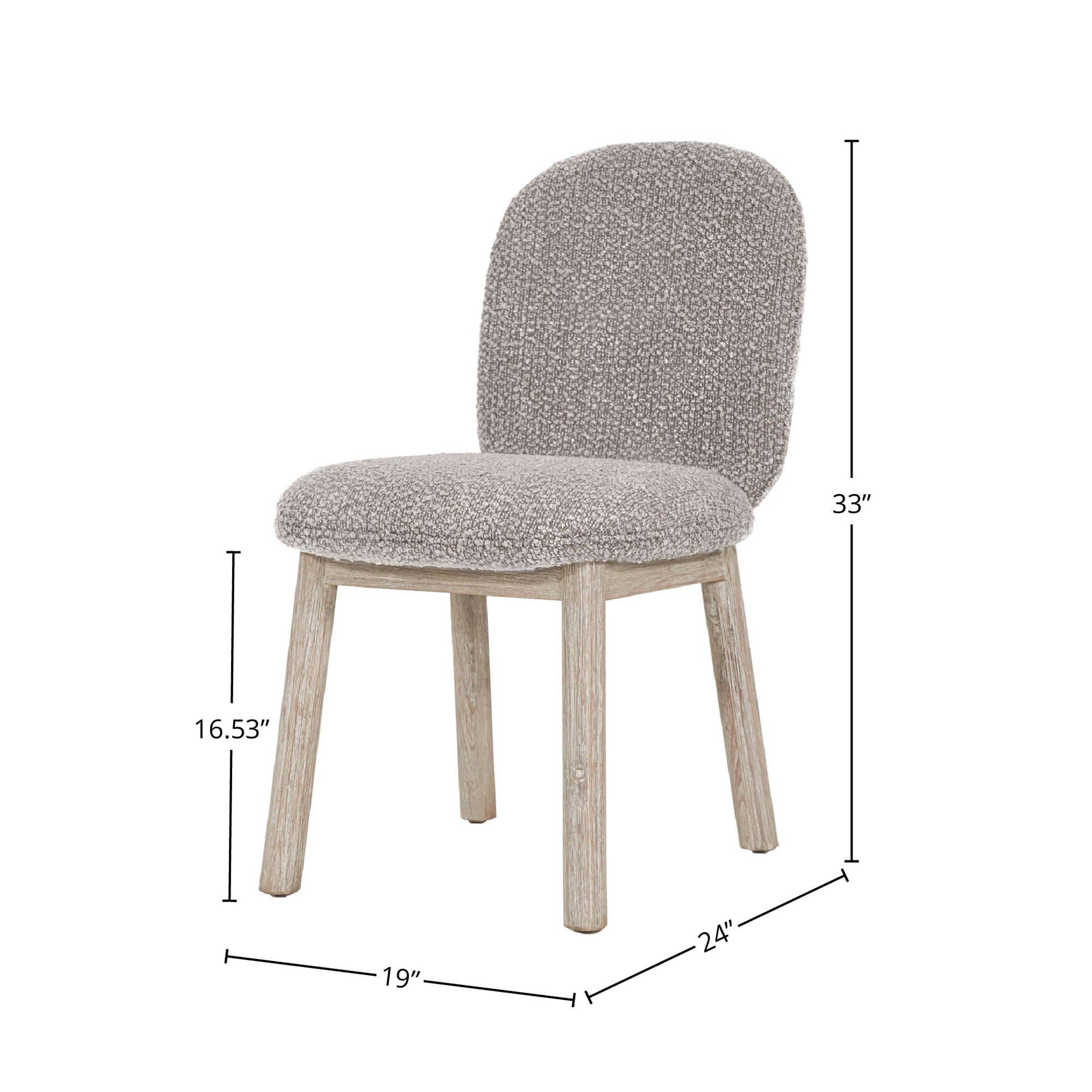 Oasis Dining Chair - Oatmeal Set of 2