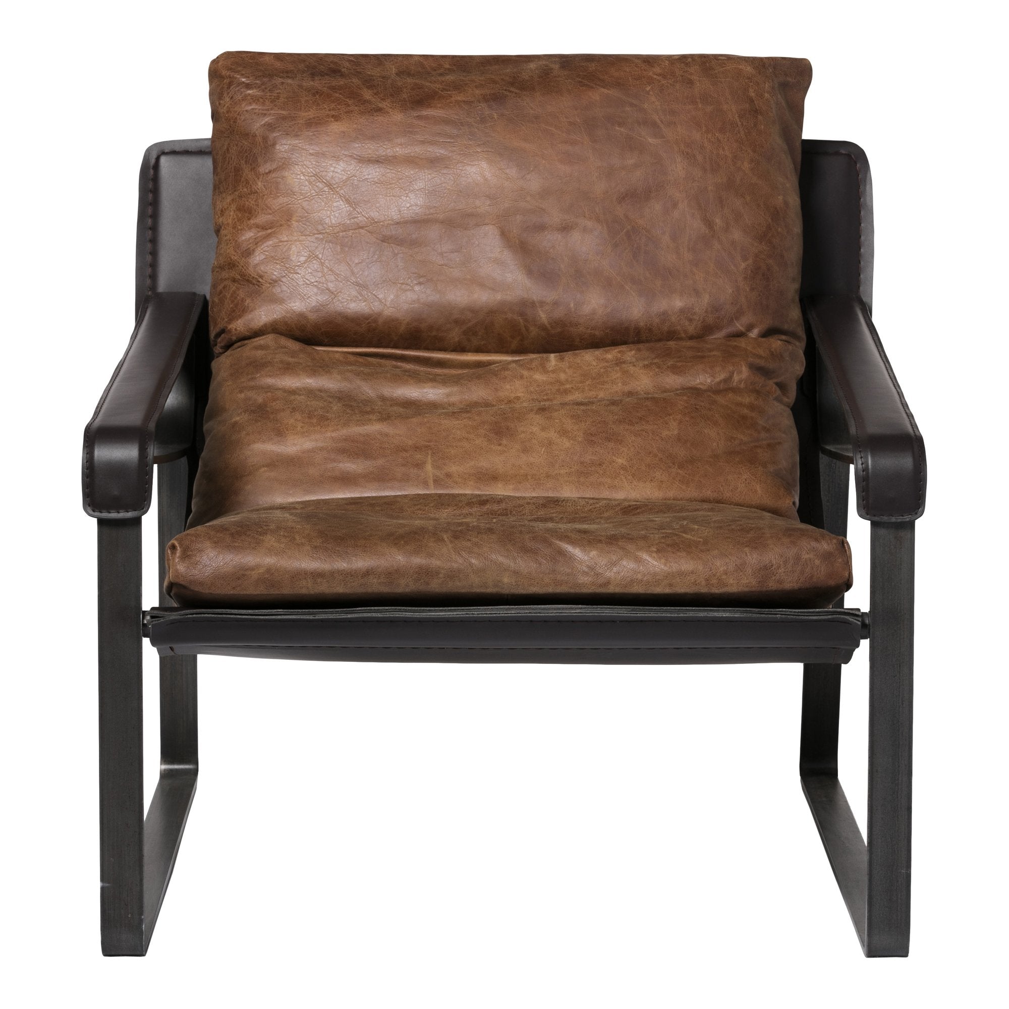 Connor Club Chair, Brown