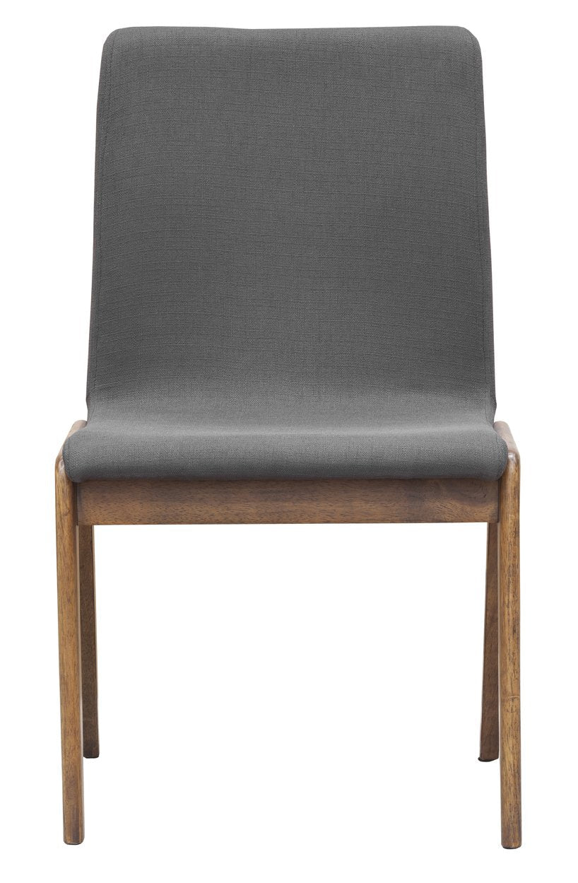 Remix Dining Chair - Grey fabric - Set of 2