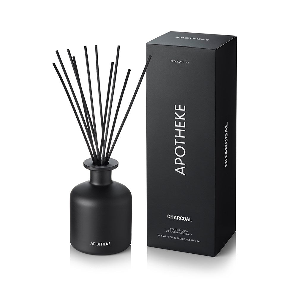 APOTHEKE Everyday Woody Diffuser Sticks with Burnt Maple and Cedarwood - Set of 10