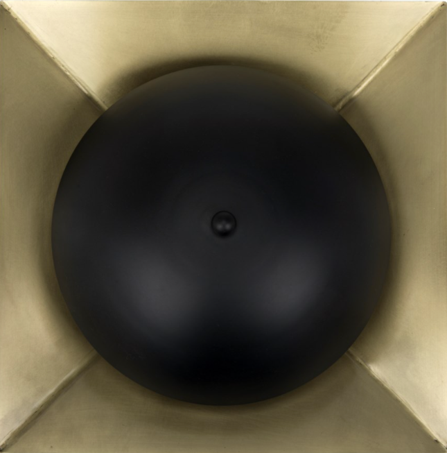 Agila Sconce, Metal w/Brass Finish