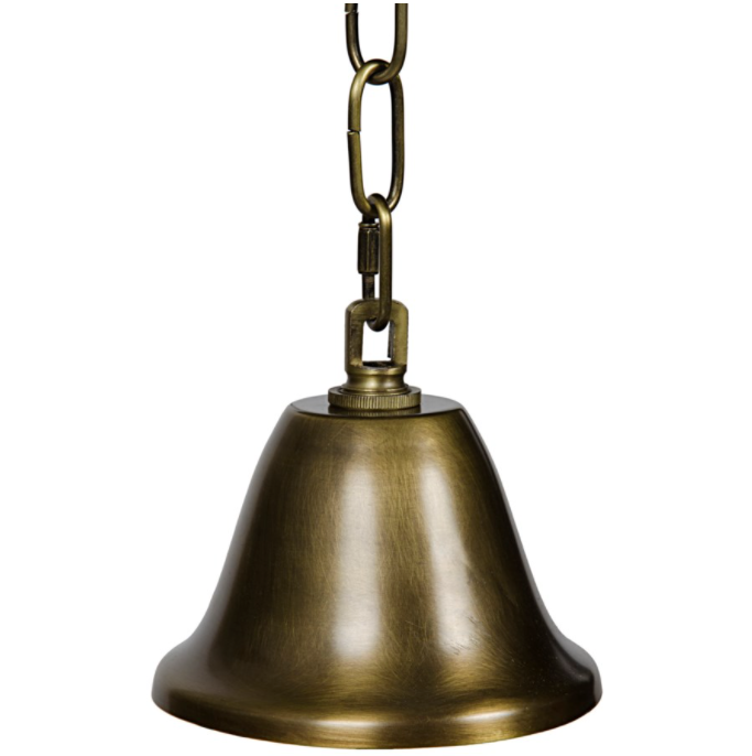 Alchemy Chandelier, Antique Brass
