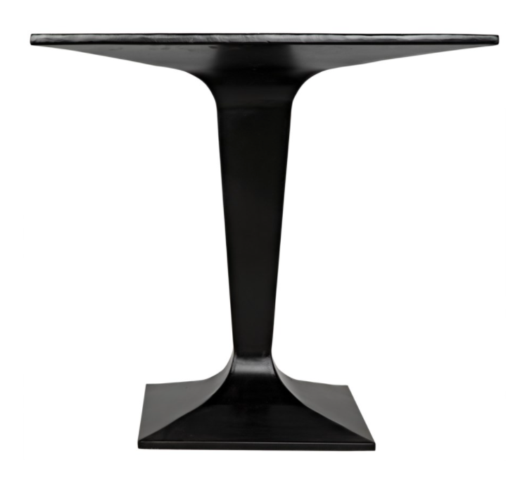 Anoil Bistro Table, Black Metal