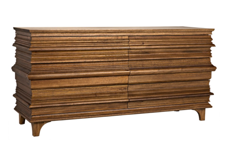 Bernard 6 Drawer, Dark Walnut