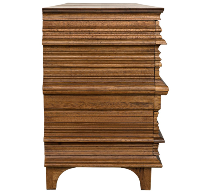Bernard 6 Drawer, Dark Walnut