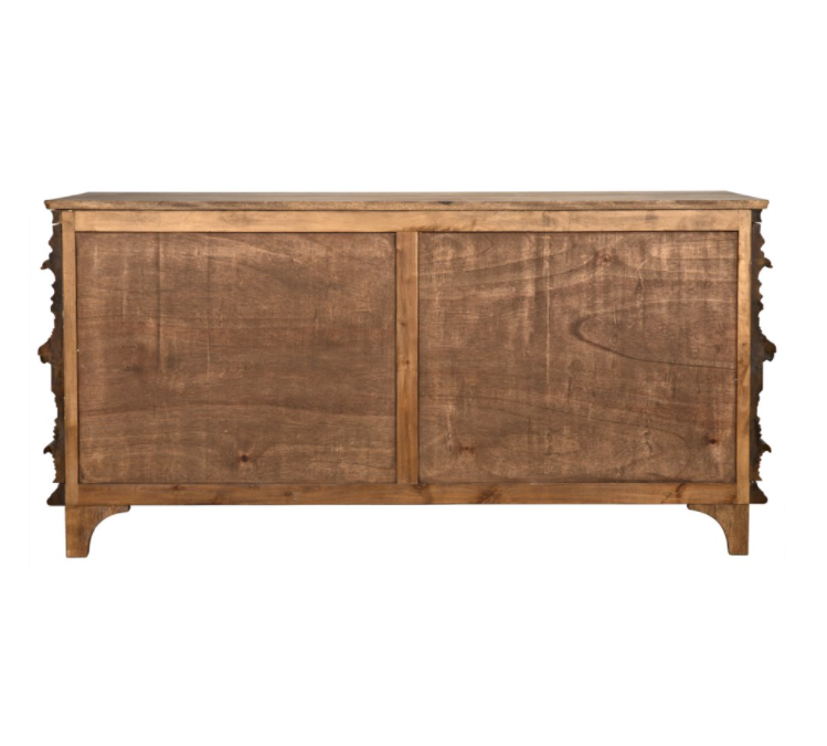 Bernard 6 Drawer, Dark Walnut
