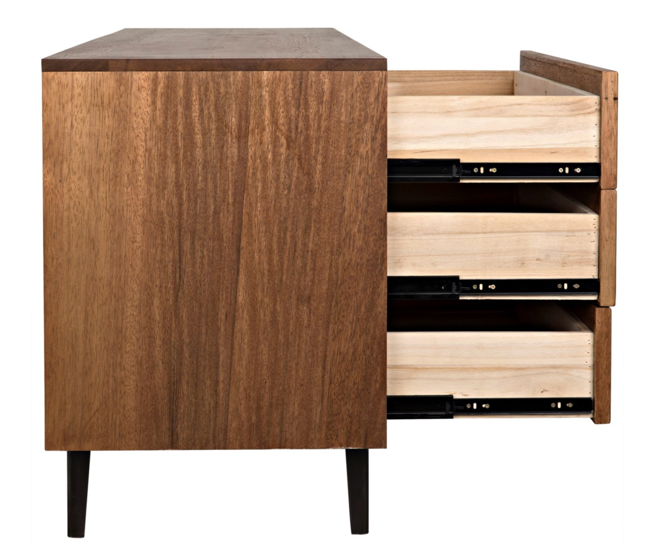 Bourgeois Sideboard, Walnut and Metal