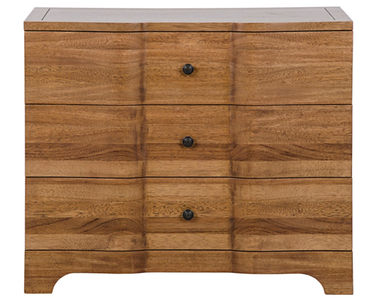 Claudie Chest, Dark Walnut