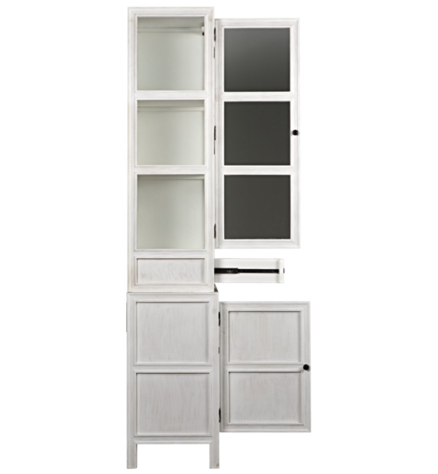 Colonial Hutch, White Wash