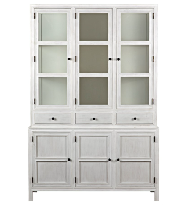 Colonial Hutch, White Wash