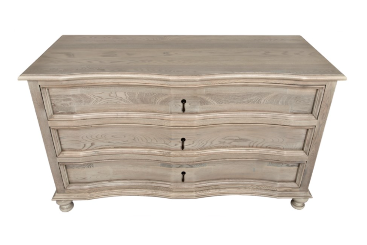 Curved Front 3 Drawer Chest