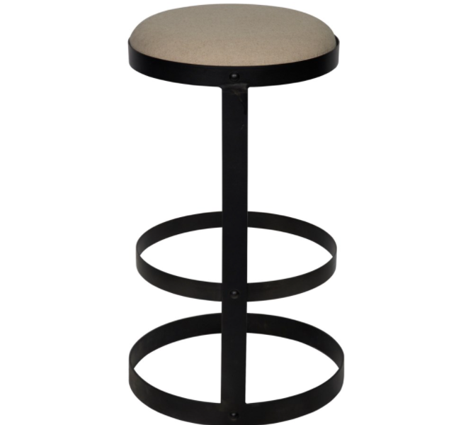Dior Stool, Black Metal