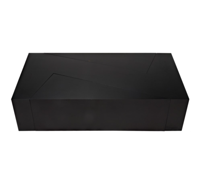 Element Coffee Table, Black Metal