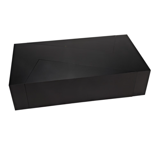 Element Coffee Table, Black Metal