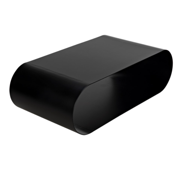 Hera Coffee Table, Black Metal