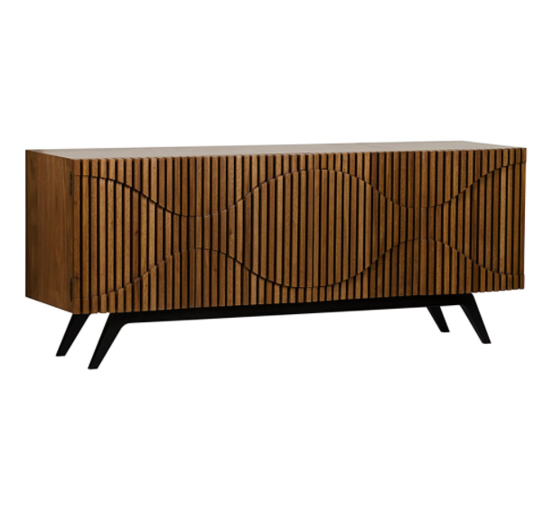 Illusion Sideboard, Metal and Walnut