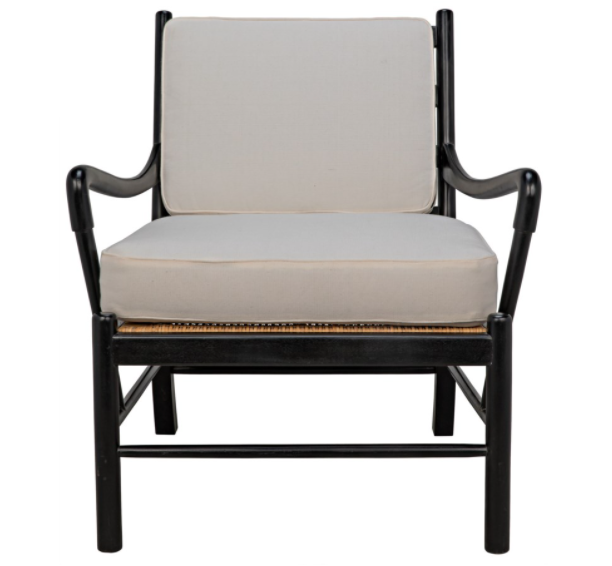 Kevin Chair, Hand Rubbed Black