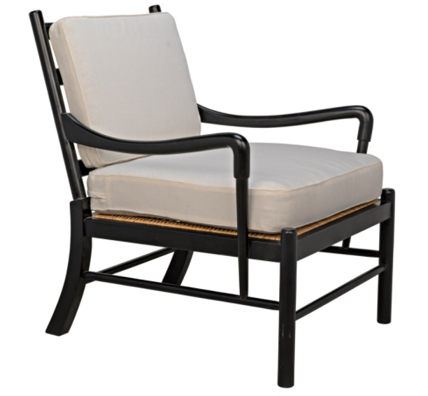 Kevin Chair, Hand Rubbed Black