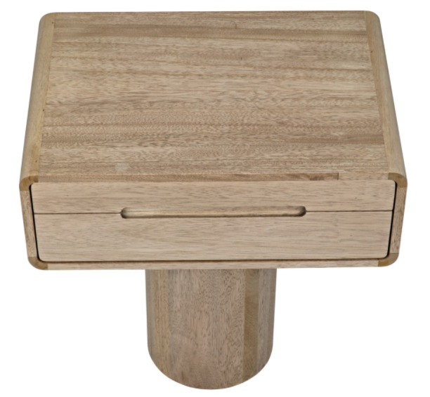 Langford Side Table, Washed Walnut