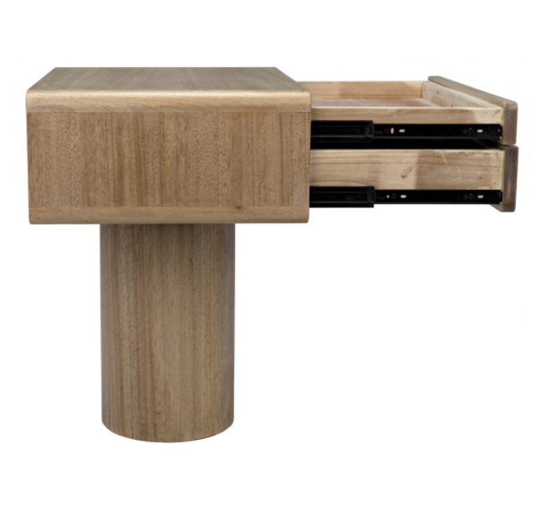 Langford Side Table, Washed Walnut