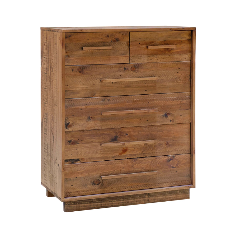Nevada 6 Drawer Chest - Dark Driftwood