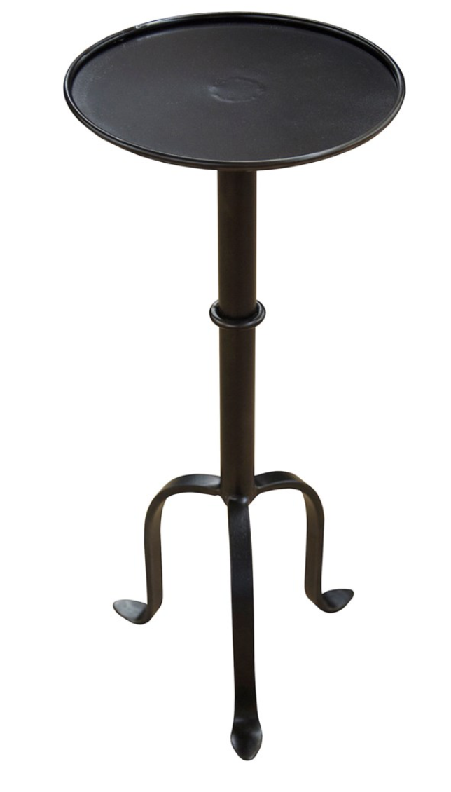 Tini Side Table, Black Metal