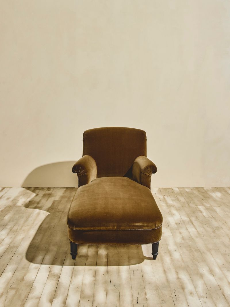Velvet Chaise Lounge