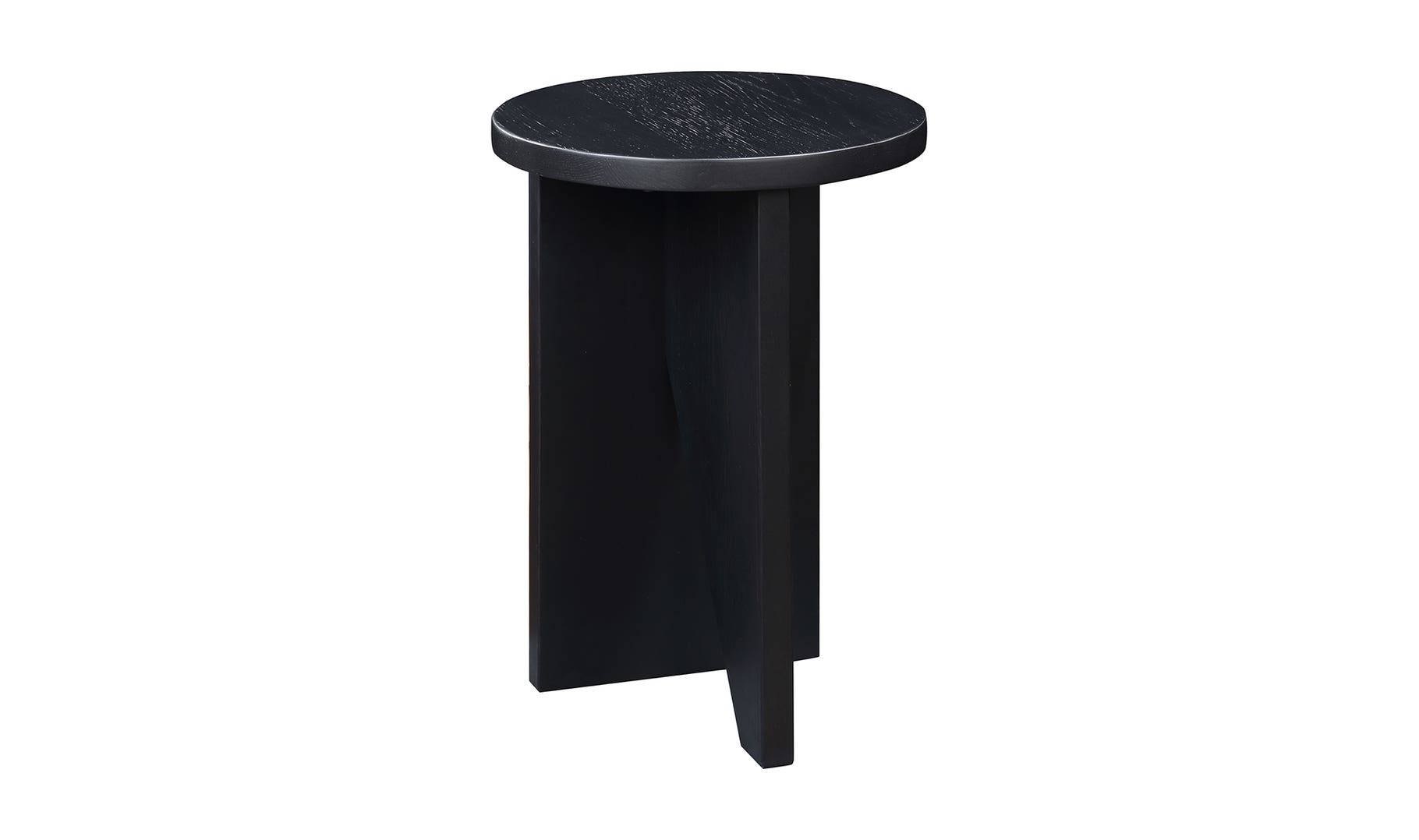 Grace Black Oak Accent Table
