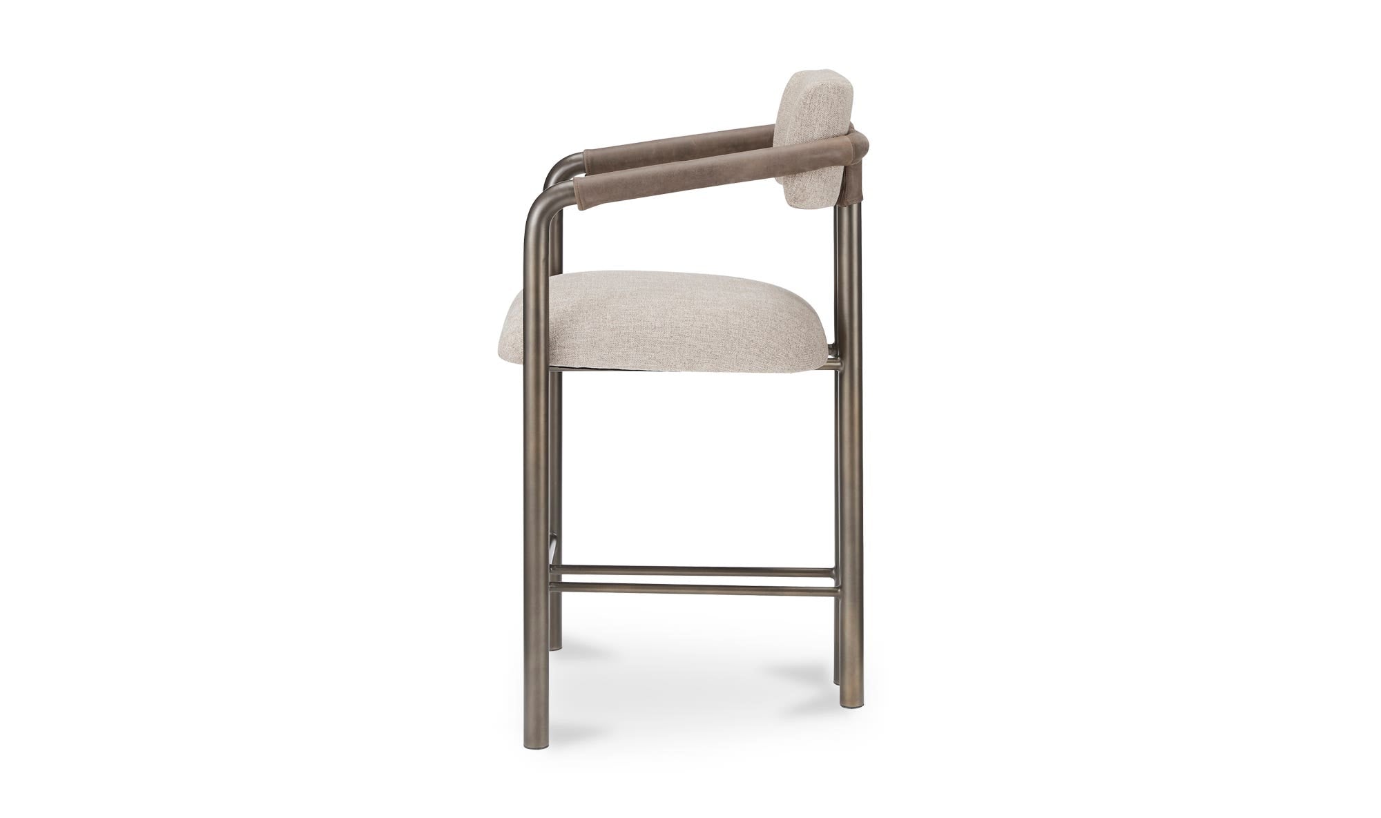 Cassidy Counter Stool Brown - Daniel House Club