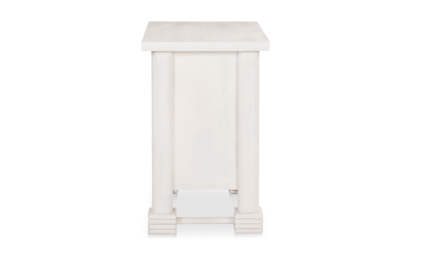 Clement Nightstand, Whitewashed - Daniel House Club