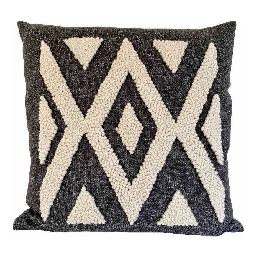 Artful Traditionalist Embroidery Bohemian Square Pillow Cover