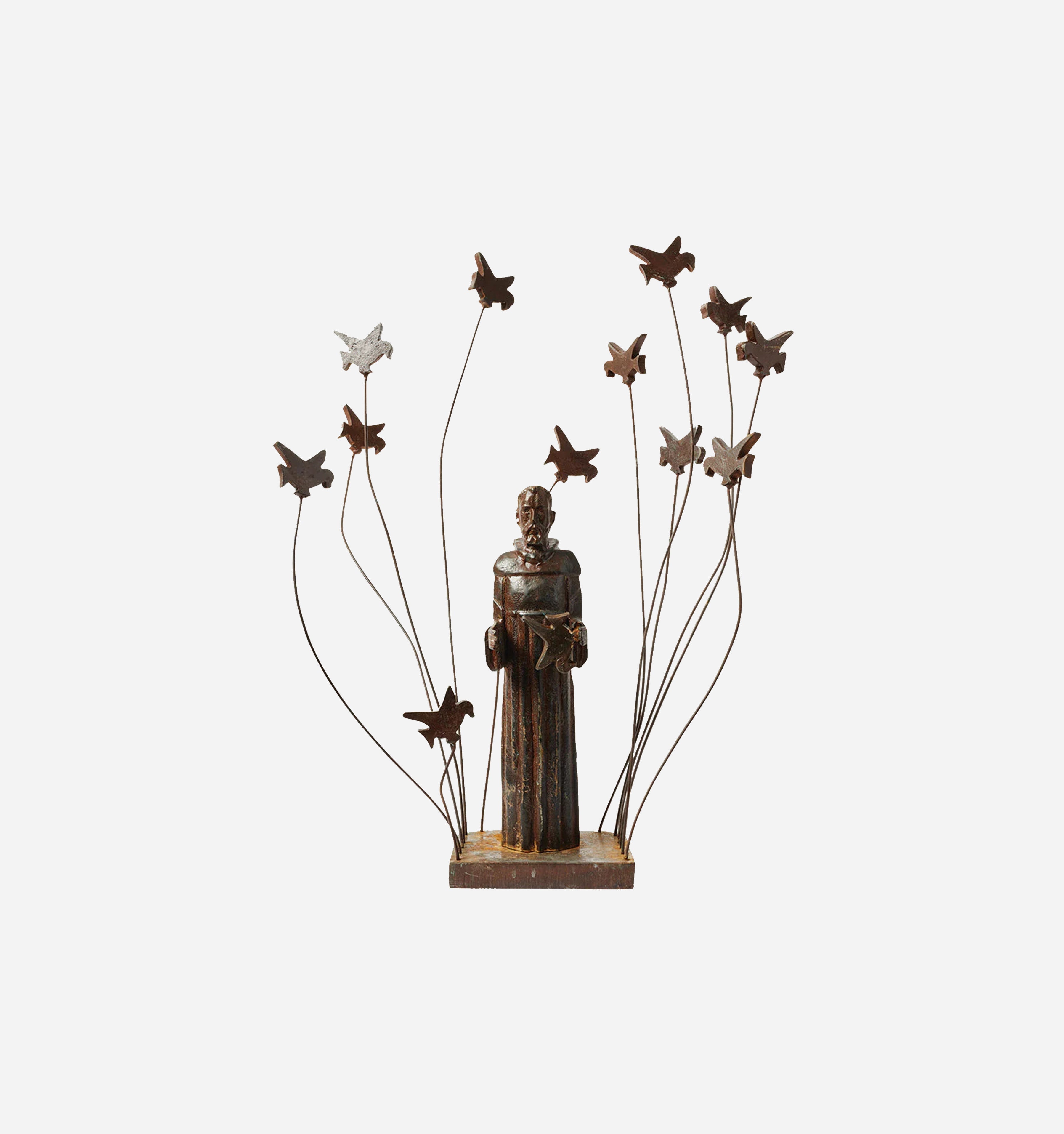 Jan Barboglio Artful Traditionalist Handcrafted Rustic Figurative Statue