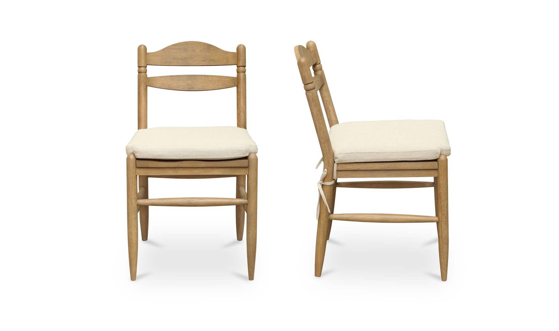 Tate Dining Chair, Beige, Set Of Two